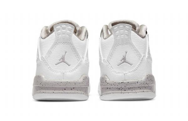 Nike Air Jordan 4 Retro Td Kengät Lapsille Valkoiset
