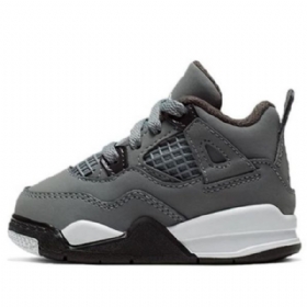 Nike Air Jordan 4 Retro Td Koripallokengät Lapsille Harmaa