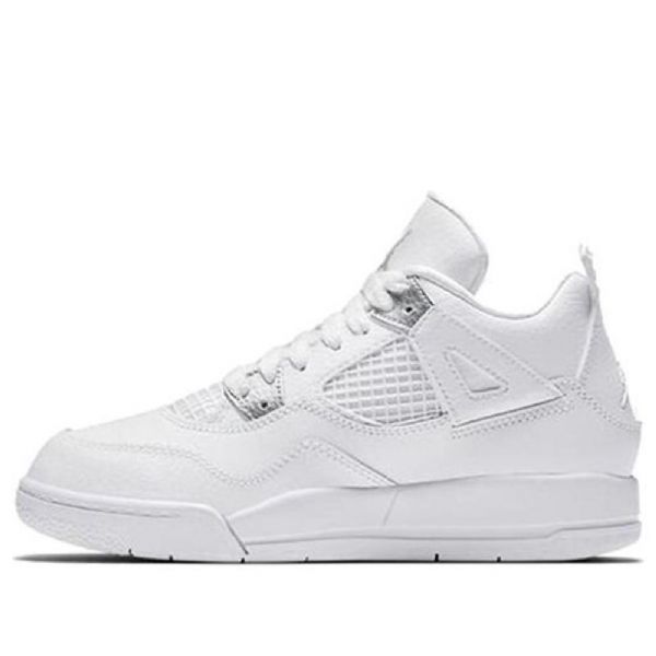 Nike Air Jordan 4 Retro Td Koripallokengät Lapsille Valkoinen