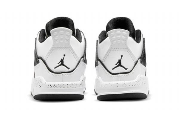 Nike Air Jordan 4 Retro Td Koripallokengät Lapsille Valkoinen