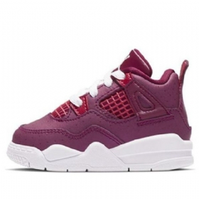 Nike Air Jordan 4 Retro Td Koripallokengät Lapsille Violetti