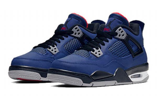 Nike Air Jordan 4 Retro Wntr Gs Koripallokengät Miehille Siniset