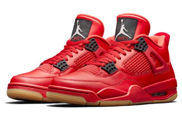 Nike Air Jordan 4 Retrolenkkarit Naisille Punainen