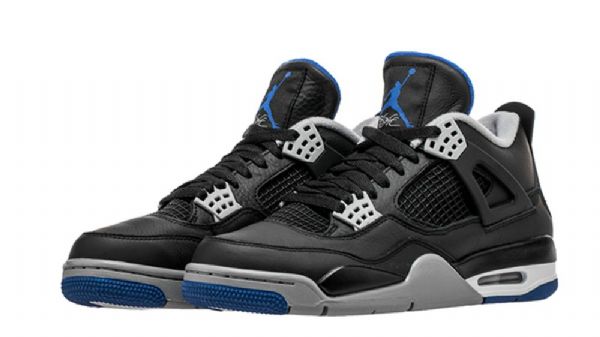 Nike Air Jordan 4 Royal Kengät Miehille Musta Sininen