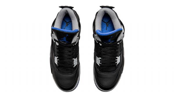 Nike Air Jordan 4 Royal Kengät Miehille Musta Sininen