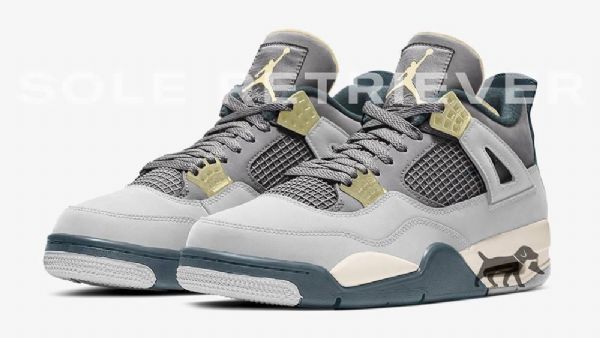Nike Air Jordan 4 Se Craft Photon Dust Kengät Naisille Harmaa