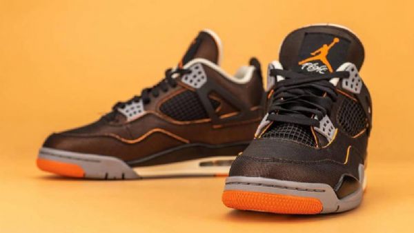 Nike Air Jordan 4 Starfish Kengät Miehille Ruskea