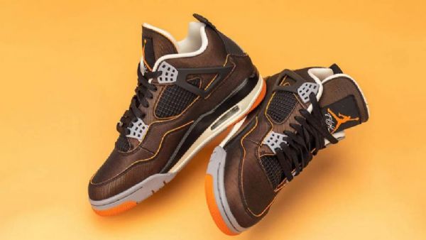 Nike Air Jordan 4 Starfish Kengät Miehille Ruskea