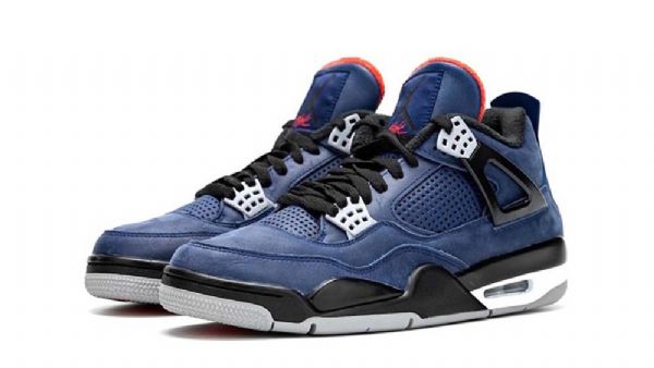 Nike Air Jordan 4 Talvikengät Naisten Siniset