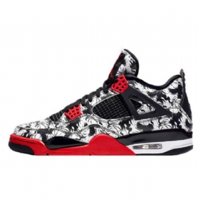 Nike Air Jordan 4 Tatuointikengät Miehille Monivärinen