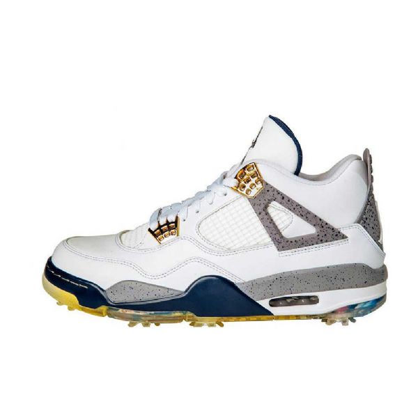 Nike Eastside Golf Air Jordan 4 Miesten Golfkengät Valkoinen