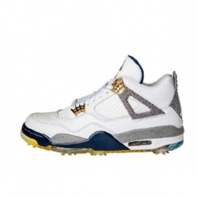 Nike Eastside Golf Air Jordan 4 Miesten Golfkengät Valkoinen