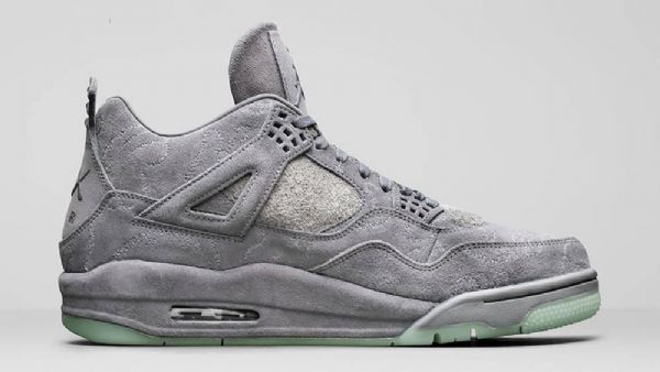 Nike Kaws Air Jordan 4 Kengät Miehille Harmaa