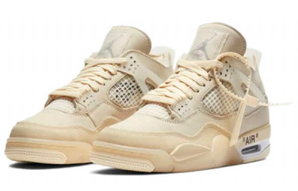 Nike Off-white Air Jordan 4 Sp Retro Koripallokengät Naisille Khaki