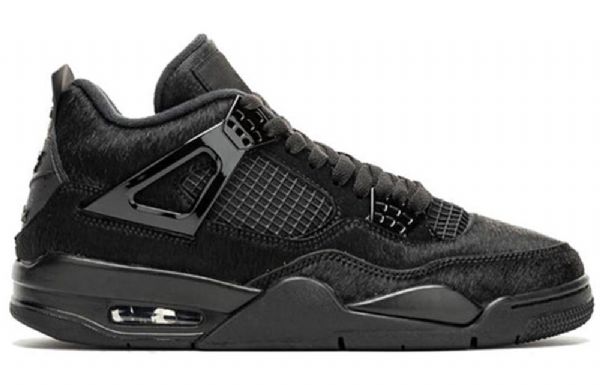 Nike Olivia Kim Air Jordan 4 Retro Koripallokengät Naisille Musta