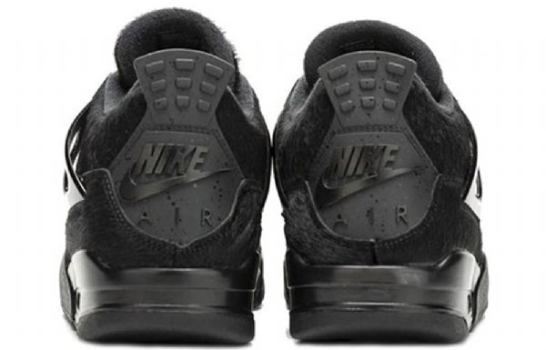 Nike Olivia Kim Air Jordan 4 Retro Koripallokengät Naisille Musta