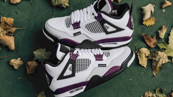 Nike Psg Jordan 4 Kengät Miehille Valkoinen Harmaa