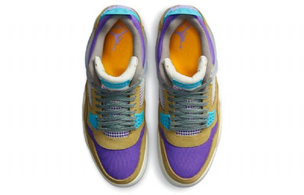 Nike Union La Air Jordan 4 Retro-koripallokengät Miehille Moniväriset