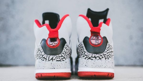 Nike Air Jordan Spizike Kengät Miehille Harmaa Punainen