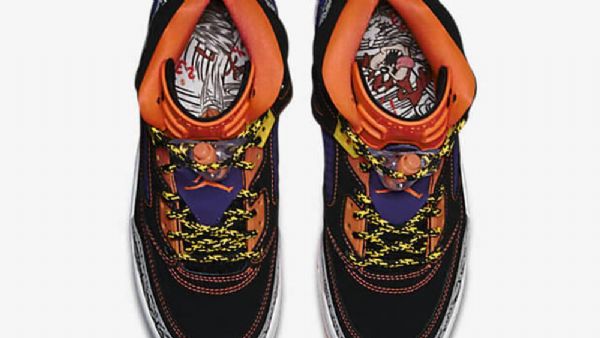 Nike Air Jordan Spizike Tasmanian Devil Kengät Miehille Valkooranssi