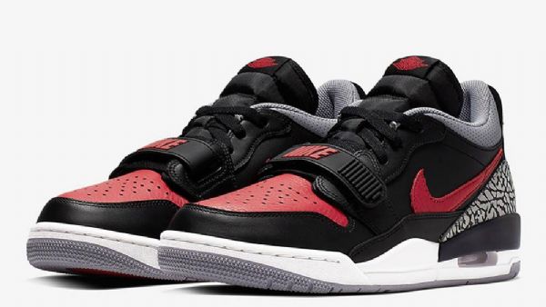 Nike Air Jordan Legacy 312 Low Tops Kengät Miehille Musta Punainen