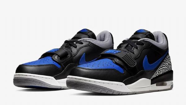 Nike Air Jordan Legacy 312 Matalat Kengät Miehille Musta Sininen