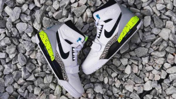 Nike Don C Jordan Legacy 312 Command Force Kengät Miehille Harmaa Vihreä