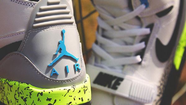 Nike Don C Jordan Legacy 312 Command Force Kengät Miehille Harmaa Vihreä