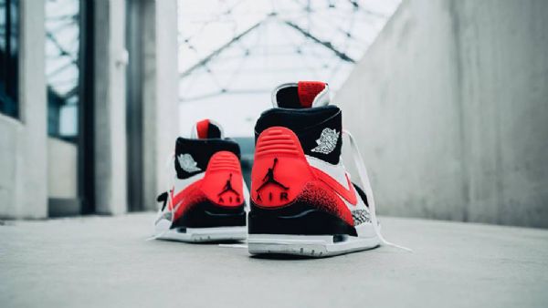 Nike Don C Jordan Legacy 312 Hot Lava Kengät Miehille Harmaa Oranssi