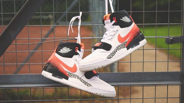 Nike Don C Jordan Legacy 312 Hot Lava Kengät Miehille Harmaa Oranssi