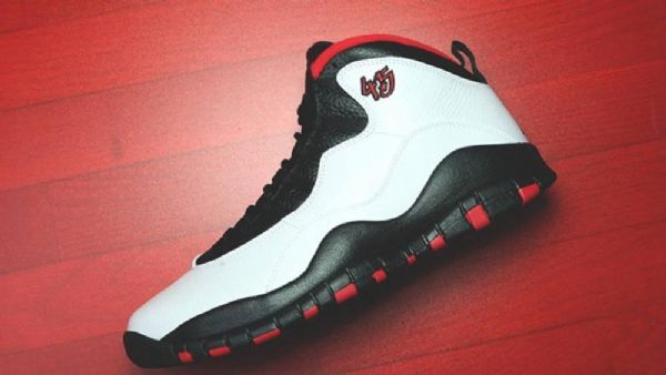 Nike Air Jordan 10 Double Nickel Kengät Miehille Mustavalkoinen