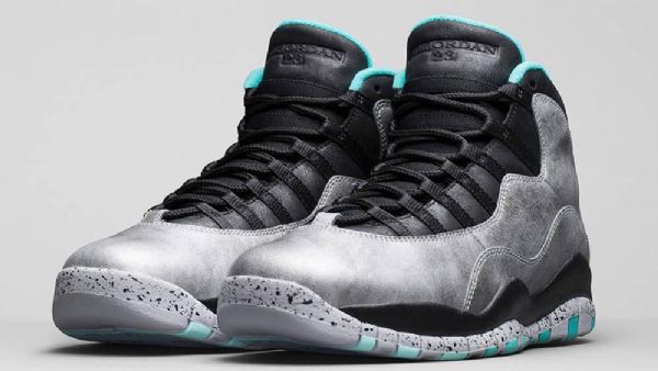 Nike Air Jordan 10 Lady Liberty Kengät Miehille Hopeamusta