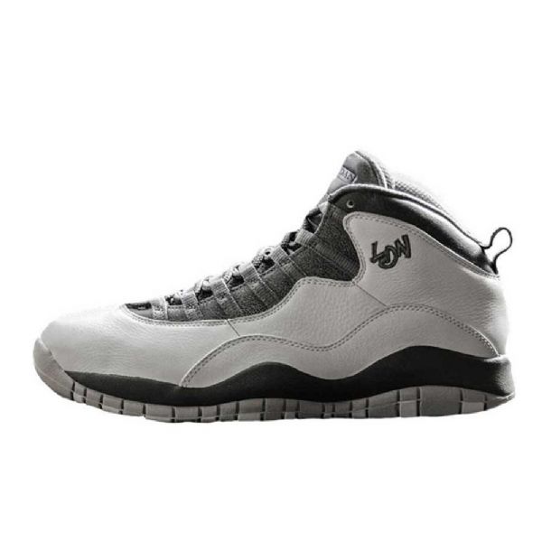 Nike Air Jordan 10 Lontoon Kengät Miehille Musta Harmaa
