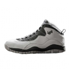 Nike Air Jordan 10 Lontoon Kengät Miehille Musta Harmaa