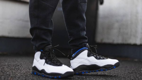 Nike Air Jordan 10 Orlando Miesten Kengät Valkoinen Musta