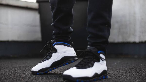 Nike Air Jordan 10 Orlando Miesten Kengät Valkoinen Musta