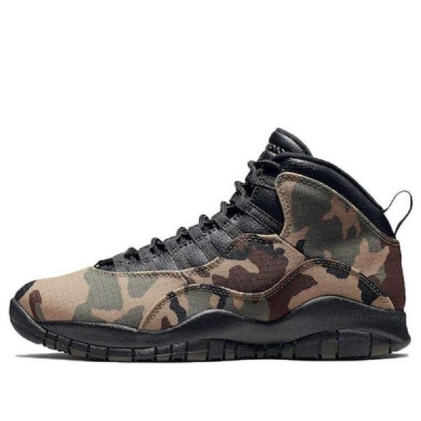 Nike Air Jordan 10 Retro-koripallokengät Miehille Naamiointi