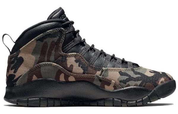 Nike Air Jordan 10 Retro-koripallokengät Miehille Naamiointi