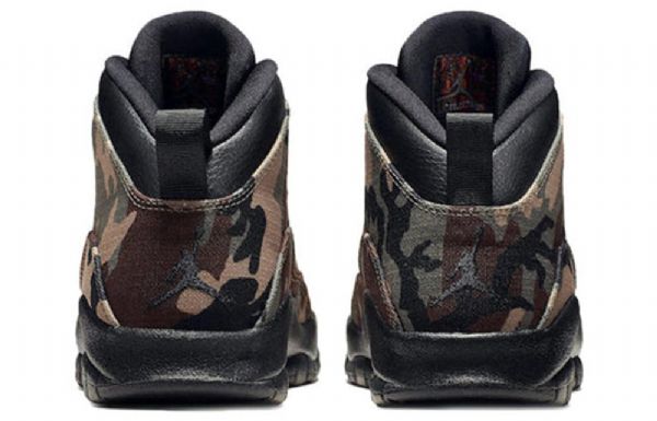 Nike Air Jordan 10 Retro-koripallokengät Miehille Naamiointi