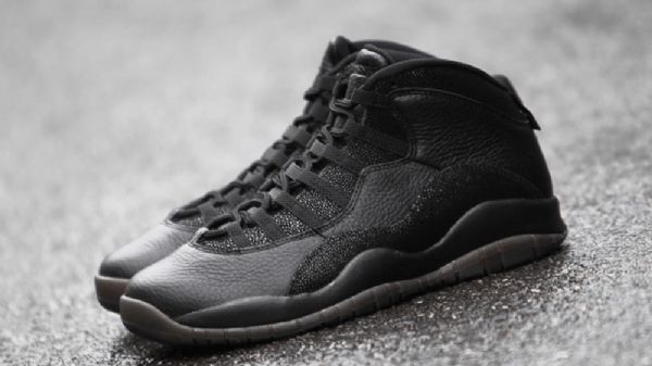 Nike Air Jordan 10 Retro Ovo Kengät Miehille Mustat
