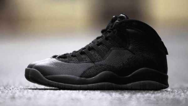 Nike Air Jordan 10 Retro Ovo Kengät Miehille Mustat