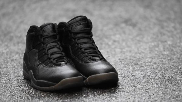 Nike Air Jordan 10 Retro Ovo Kengät Miehille Mustat