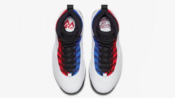 Nike Air Jordan 10 Retro Russell Westbrook Luokka 2006 Miesten Kengät Valkoinen Punainen