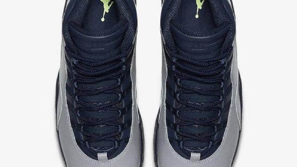Nike Air Jordan 10 Rio Brazil City Pack Kengät Miehille Harmaa Laivastonsininen