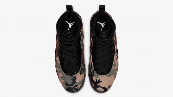 Nike Air Jordan 10 Woodland Kengät Miehille Naamiointi Musta