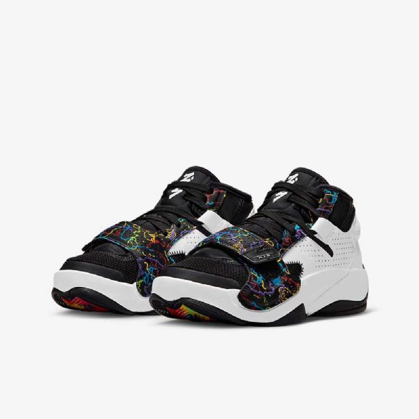 Nike Air Jordan Zion 2 Kengät Lapsille Musta Vihreä Valkoinen