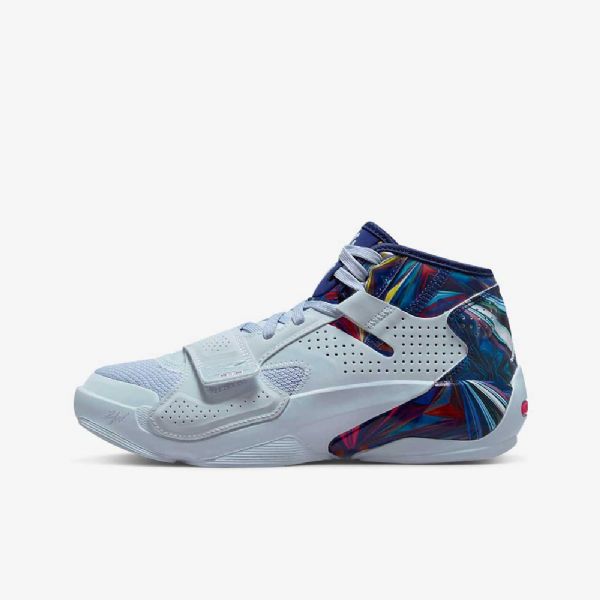 Nike Air Jordan Zion 2 Koripallokengät Lapsille Valkoinen Monivärinen
