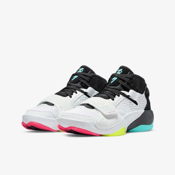Nike Air Jordan Zion 2 Koripallokengät Lapsille Valkoinen Monivärinen