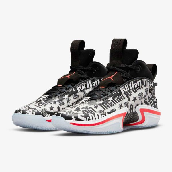 Nike Air Jordan Xxxvi Fs Koripallokengät Miehille Mustavalkoinen
