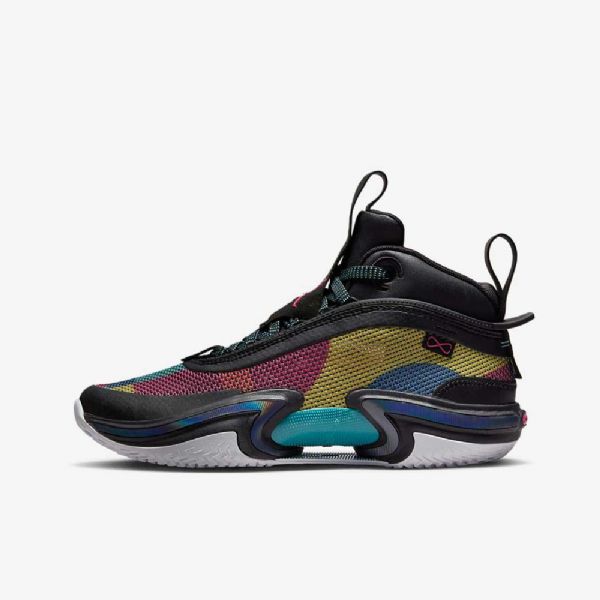 Nike Air Jordan Xxxvi Koripallokengät Lapsille Musta Pinkki